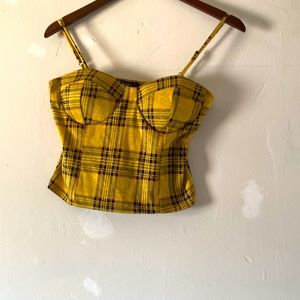 Plaid tank top